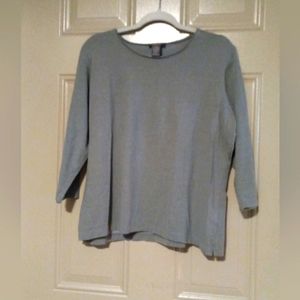 VAN  HEUSEN Women 3/4 Sleeve T Shirt Size XL